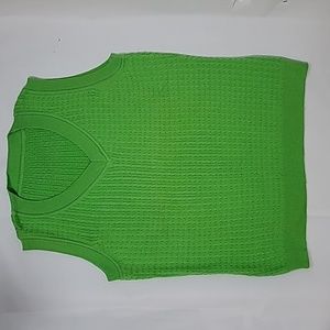 Limegreen V-Neck Sweater Vest from Foxcroft in in Size Small, NWOT